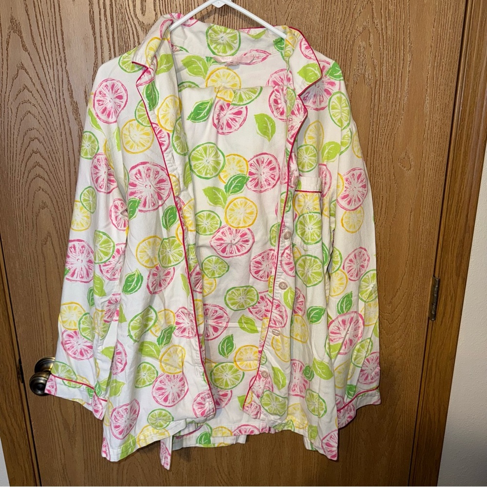 Colorful Fruit Print pajama set